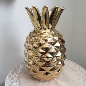 Gold Pineapple Vase